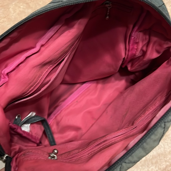 Baggallini Quilted Explorer Backpack Crossbody Bag - Picture 5 of 11